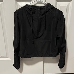 SuzieBfitness 1/2 zip lightweight crop jacket